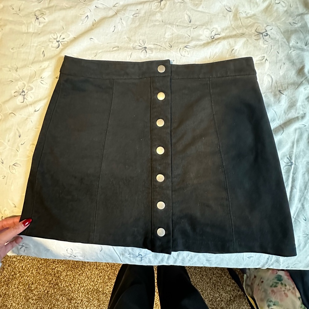 Suede Skirt